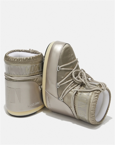 Moon Boot - Icon Low Glance Støvle - Platinum